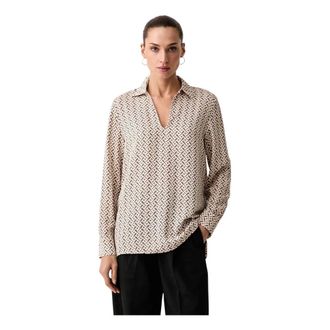 Lacoste Regular Fit Popover-blouse met print - Dames - Blouses & Shirts - Veelkleurig - Maat: L Poliester
