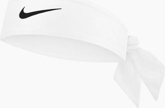Nike Womens Nike Fury Classic Dri-FIT Adjustable Headband - White - Size: ONE size