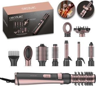 Cecotec Cecotec Cepillo De Aire Moldeador Con 10 Cabezales Ceramiccare 10in1 Airbrush Gyro. 1100w, Funci&oacute;n Rotativa, Tecnolog&iacute;a I&oacute;nica