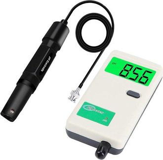 OEM Medidor De Ph Digital - Analizador De Calidad Del Agua - An&aacute;lisis De Agua - Compensaci&oacute;n Autom&aacute;tica De Temperatura - Rango De Ph 0-14 - Gris