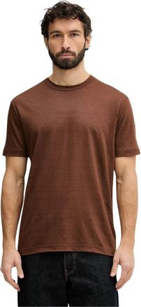 GANT Hombre, Camisetas, Marr&oacute;n, Talla: L