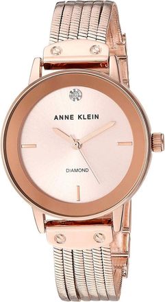 Anne Klein Womens Classic Rose gold Dial Watch