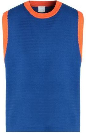 8 by YOOX ORGANIC COTTON KNIT CONTRAST VEST