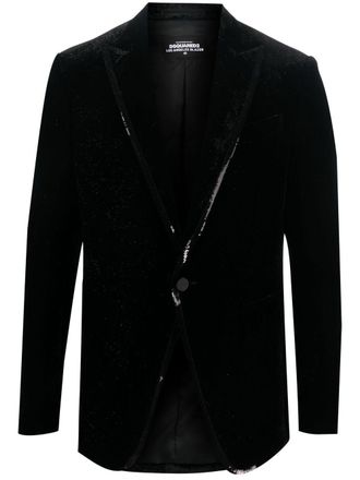 Dsquared2 Blazer con paillettes - Nero