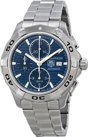 Tag Heuer Pre-owned Tag Heuer Aquaracer Chronograph Blue Dial Mens Watch CAP2112.BA0833