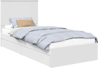 vidaXL Cama Con Almacenamiento 90 X 190 Cm Madera De Ingenier&iacute;a Vidaxl