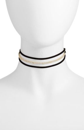 Kenneth Jay Lane Wrap Choker in Gold at Nordstrom Rack