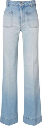 Victoria Beckham Dames, Jeans, Blauw, Maat: W28 L34 Katoen