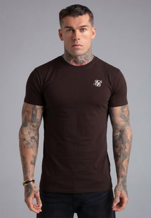 Siksilk Camiseta SikSilk Essentials Marr&oacute;n para Hombres XXL