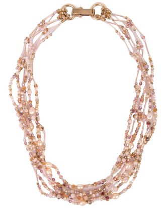 Saachi Saachi Beaded Layered Pearl Necklace
