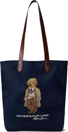 Polo Ralph Lauren Borsa tote con ricamo Polo Bear - Blu