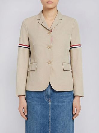 Thom Browne Blazer a monopetto in cotone Thom Browne