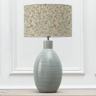 Voyage Maison Epona Table Lamp With Aura Eva Lampshade in Bottle Green