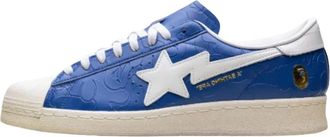 A Bathing Ape Superstar Vintage - Heren - Sneakers - Blauw - 46 EU - Leer - Schoenen