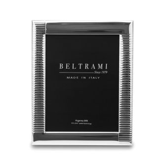 BELTRAMI Portafoto linee foto 13x18 cm Beltrami con argento Miro Silver