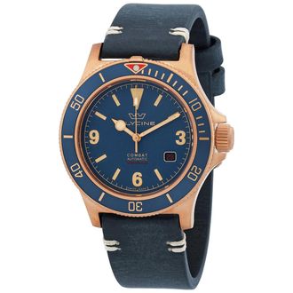 Glycine Combat Sub Bronze Automatic Blue Dial Mens Watch GL0421