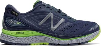 New Balance Womens 880V7 Gore-Tex Running Shoes In Navy/lime