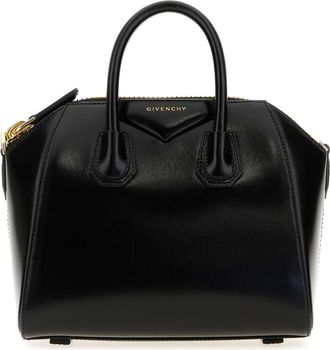 Givenchy Black Leather Mini Antigona Handbag