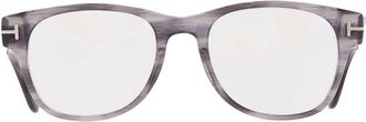 Tom Ford Blue Light Block Square Mens Eyeglasses FT5898-B 020 52