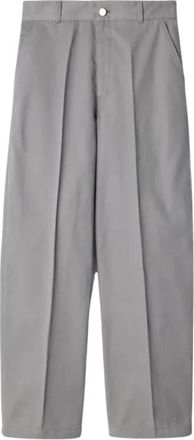 Christophe Lemaire Barrel Pants - Heren - Wijde Broeken - Grijs - XL - Katoen - Broeken