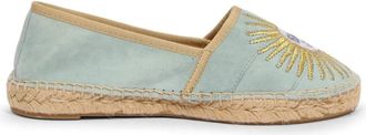 La Martina Blauwe Velvet Espadrilles - Dames - Espadrilles - Blauw - 37 EU - Schoenen