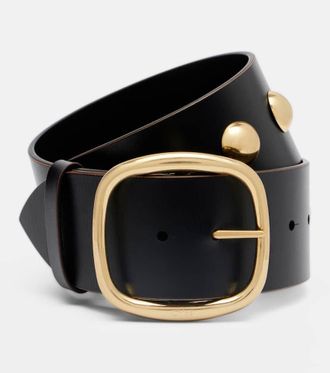 Chloé Chloe Midnight studded leather belt