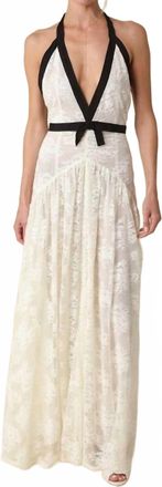 Olivaceous Olivia Lace Maxi Dress In White
