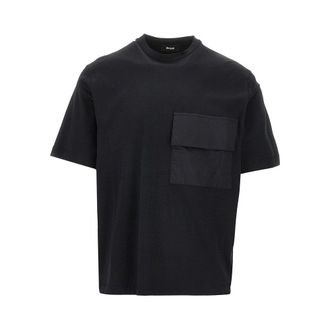 Herno Boxy Fit T-shirt with nylon pocket Man M