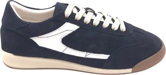 Frau Suede Sneakers - Heren - Sneakers - Blauw - 46 EU - Katoen - Schoenen