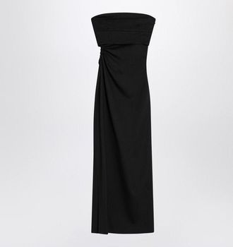 Max Mara Womens Black Bustier Dress In Wool Blend - Size EU 38 (Womens)