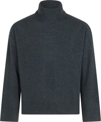 Emporio Armani Wollen coltrui - Heren - Coltruien - Groen - M - Wol - Truien & Vesten