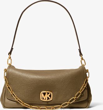 Michael Kors Bryant Large Textured Leather Convertible Shoulder Bag