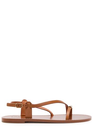 Chlo&eacute; Matilda Leather Sandals - Brown - 36 (IT36/ UK3)