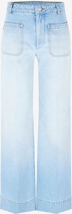 Victoria Beckham Ausgewaschene ausgestellte Jeans mit hoher Taille Alina