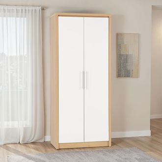 Seconique Seville 2 Door Wardrobe in White