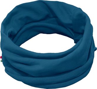 TMK 1212 Multifunctional Neck Warmer Unisex 100% Cotton Scarf, dark blue, One size