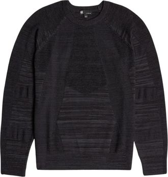 G-Star Sweatshirts - Heren - Ronde hals truien - Zwart - S - Truien & Vesten