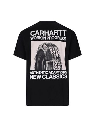 Carhartt Work in Progress Mens T-Shirts And Polos Black Organic Cotton