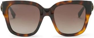 Kurt Geiger Wayfarer Zonnebril - Dames - Zonnebrillen - Zwart - ONE Size - Accessoires