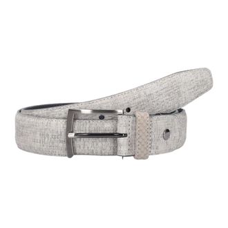 Floris Van Bommel Heren, Accessoires, Grijs, Maat: 115 CM Leer