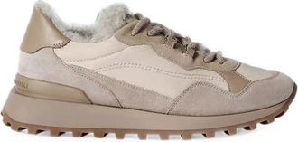 Brunello Cucinelli Shearling-lined Monili Sneakers