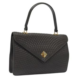 Bally Tweedehands leren handtassen - Dames - Vintage Handtas - Grijs - ONE Size - Leer - Vintage