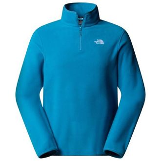 The North Face Glacier Fleece 1/4 Zip Jacket Fleecepullover f&uuml;r Herren | blau