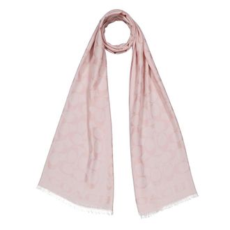 Coach Signature Logo Silk and Cotton Stole