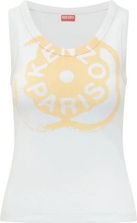 Kenzo Boke Flower 2.0 Tanktop - Dames - Tops zonder mouwen - Wit - S - Katoen - Tops
