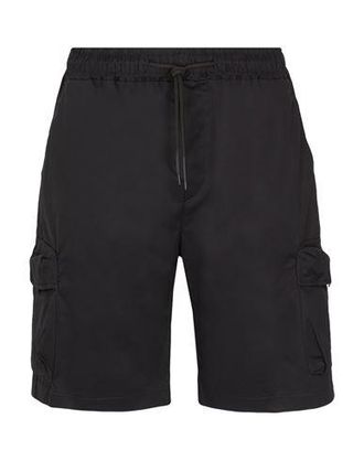 8 by YOOX COTTON WAISTBAND CARGO SHORTS