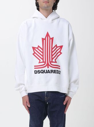Dsquared2 Relaxed-Fit Cotton Hoodie with Contrast Logo