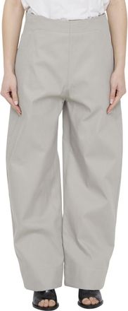 Bottega Veneta Beige Regular Flat Front Pants