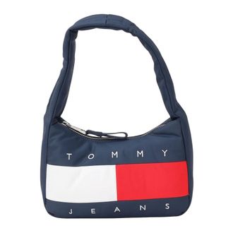 Tommy Jeans Dames, Tassen, Blauw, Maat: ONE Size Poliester