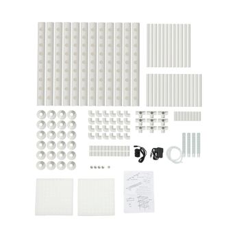 OEM Kit De Cultivo Hidrop&oacute;nico, Sistema De 3 Capas, 108 Puntos De Plantaci&oacute;n, Blanco